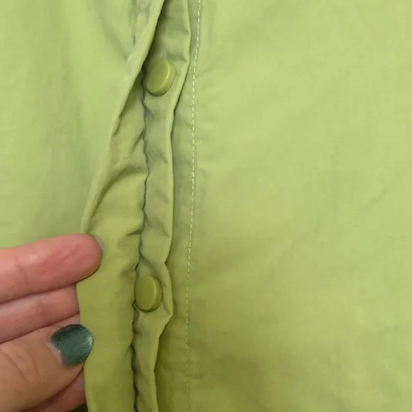 Wilo The Label Rare Women's Olive Green Windbreaker Jacket - Picture 3 of 9